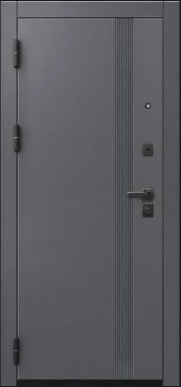 Товар Дверь V-17 Черный муар + Кашемир графит - Кашемир белый DIS007356